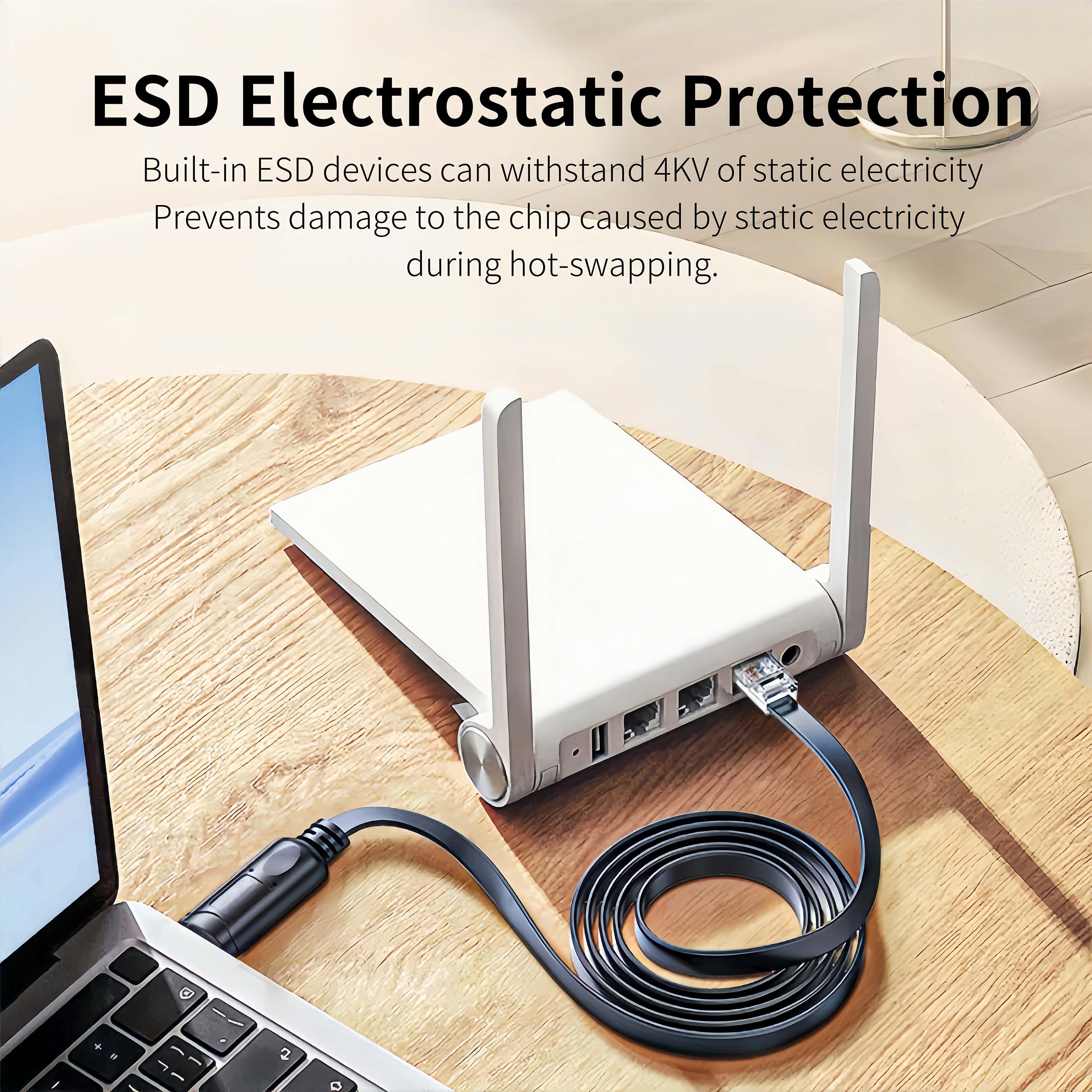 Prolific PL2303 Chip USB to RJ45 Console Rollover Cable-6FT | PINOWELL