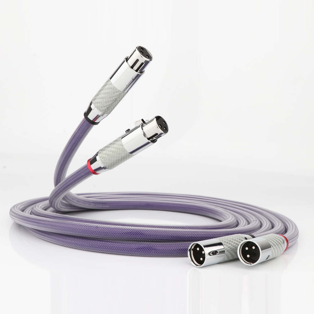 Preffair X423 XLR Balanced Cable 8N OCC Pure Copper 3Pin XLR HIFI Audio Cable Cord