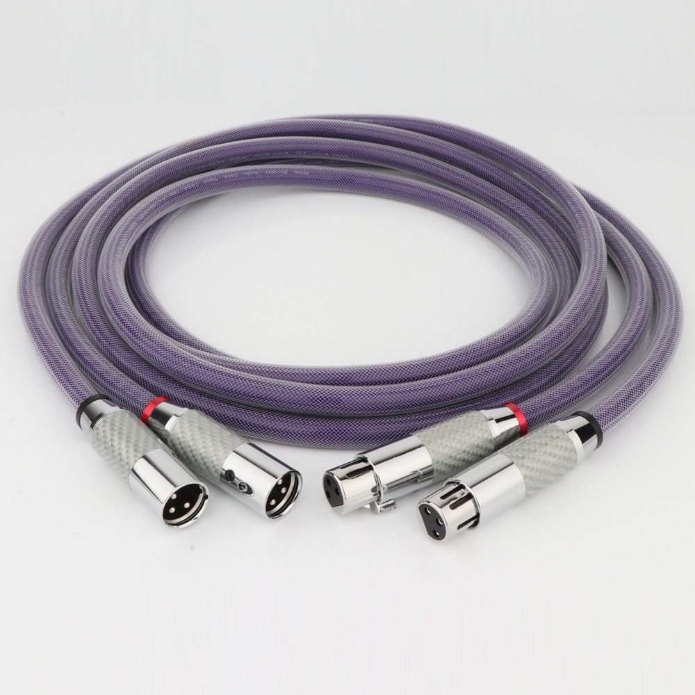 Preffair X423 XLR Balanced Cable 8N OCC Pure Copper 3Pin XLR HIFI Audio Cable Cord