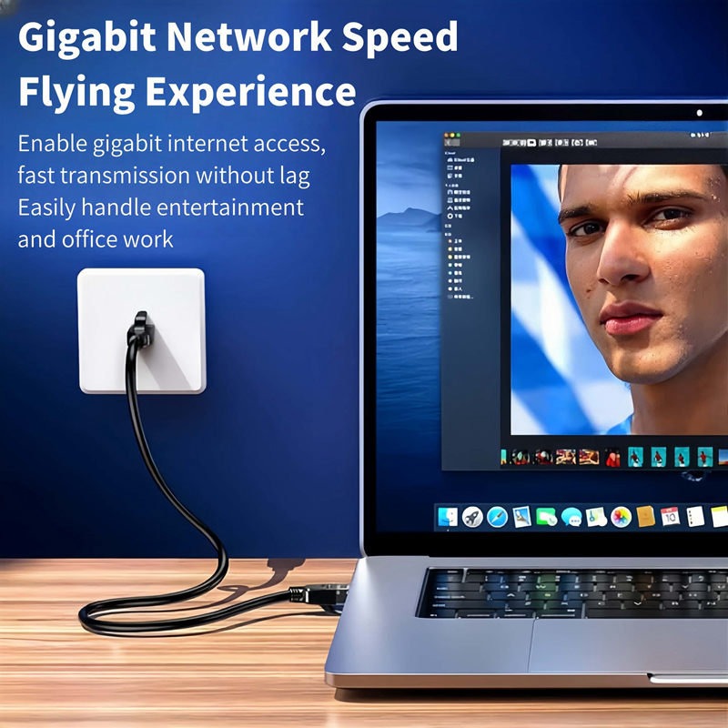 CAT6 UTP Patch Cord Gigabit Ethernet Cable for PC & Surveillance |PIONWELL