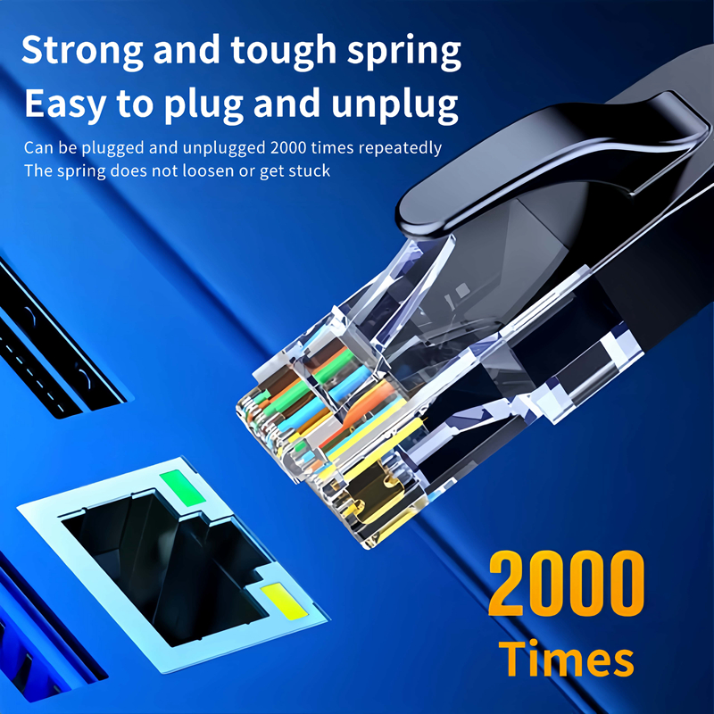 CAT6 UTP Patch Cord Gigabit Ethernet Cable for PC & Surveillance |PIONWELL