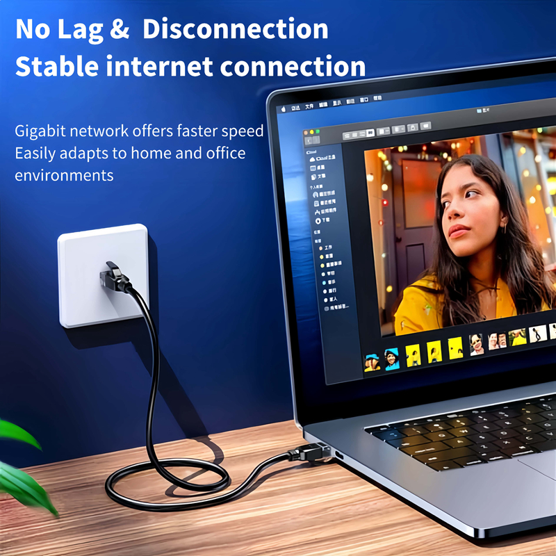 CAT6 UTP Patch Cord Gigabit Ethernet Cable for PC & Surveillance |PIONWELL