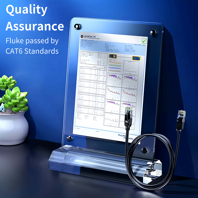 CAT6 UTP Patch Cord Gigabit Ethernet Cable for PC & Surveillance |PIONWELL