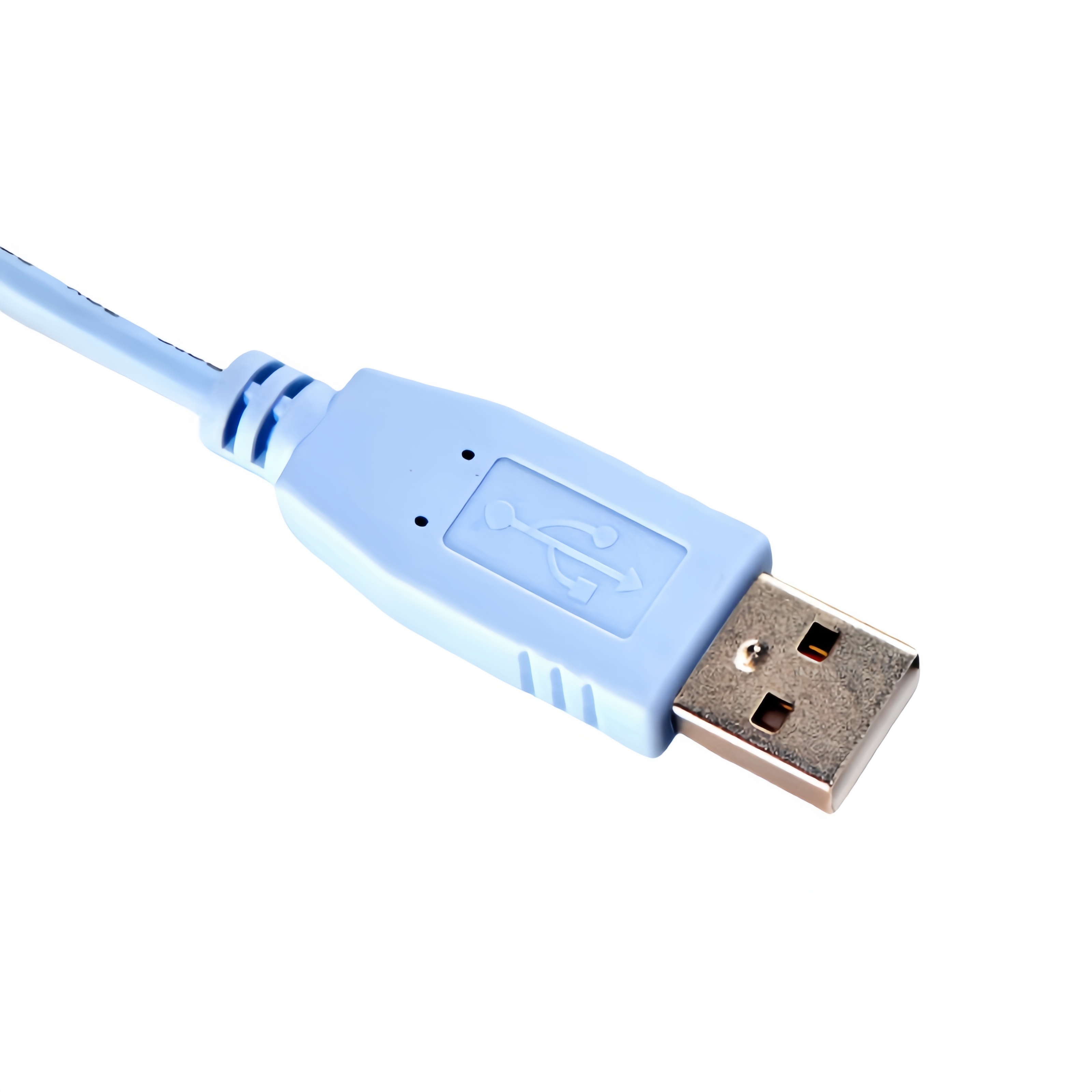 Cisco CAB-CONSOLE-USB USB A to Mini-B Rollover Console Cable 6ft,Light Blue -PINOWELL