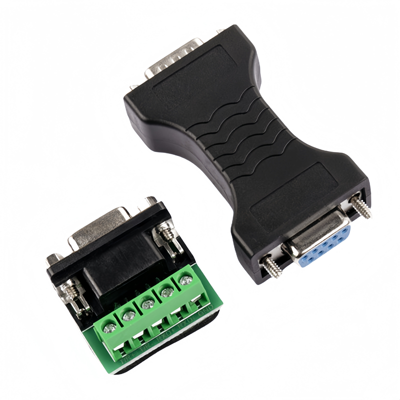 RS232 DB9 Converter with RS485 RS422 Terminal Block Adapter |PINOWELL