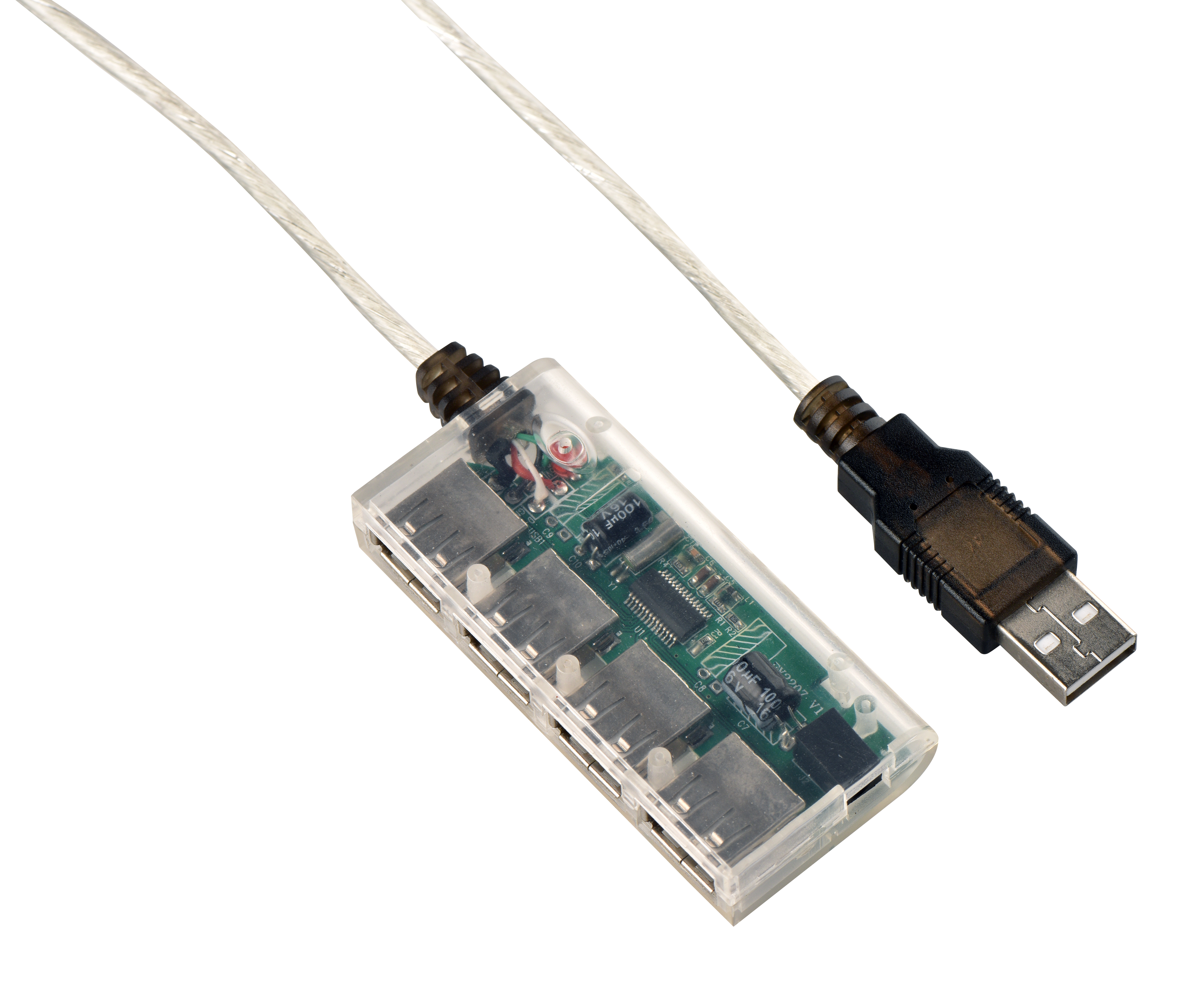 Portable 4 in 1 USB Hub