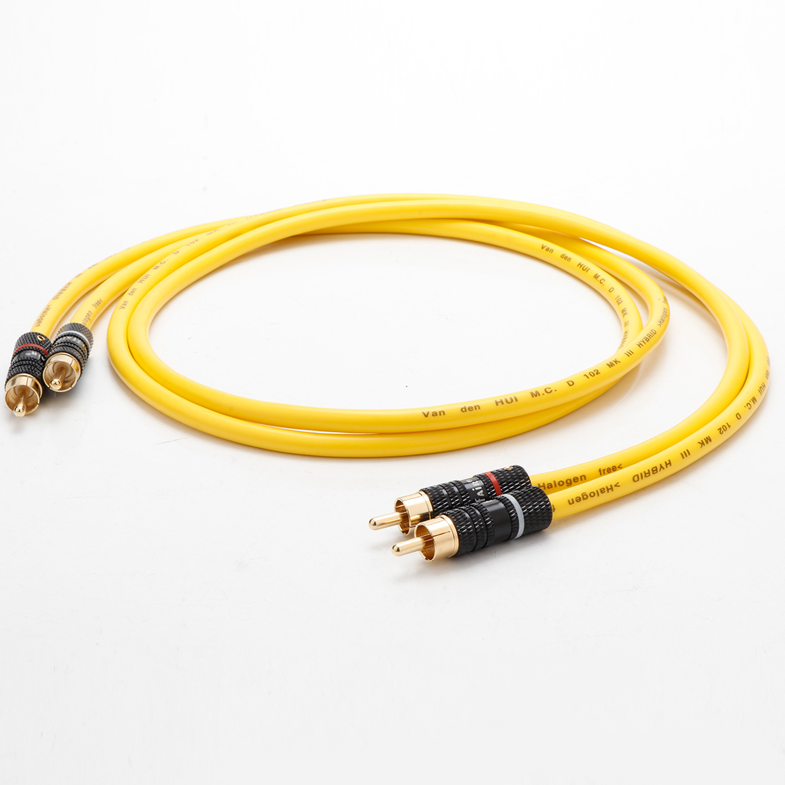 Preffair RCA Cable OFC Gold-plated RCA to RCA Male Plug HIFI RCA Cable
