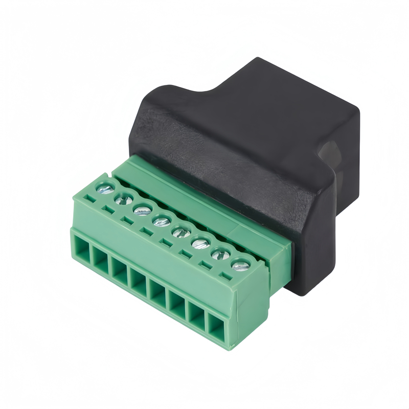 RJ45 Female to Screw Terminal Block Adapter 8Pin Converter | PINOWELL
