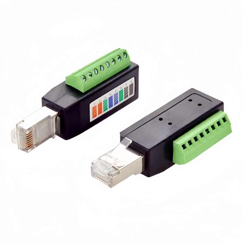 RJ45 to Screw Terminal Block Adapter