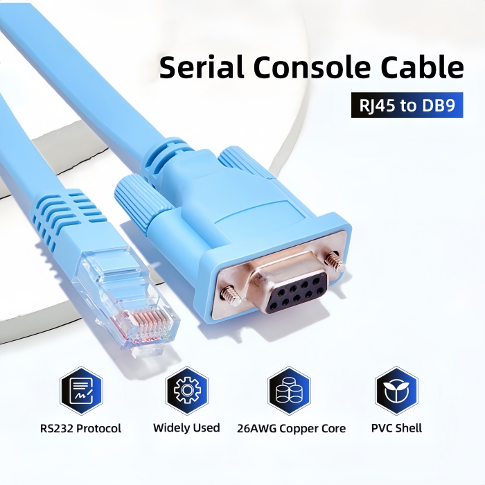 RJ45 to DB9 Cisco Console Cable