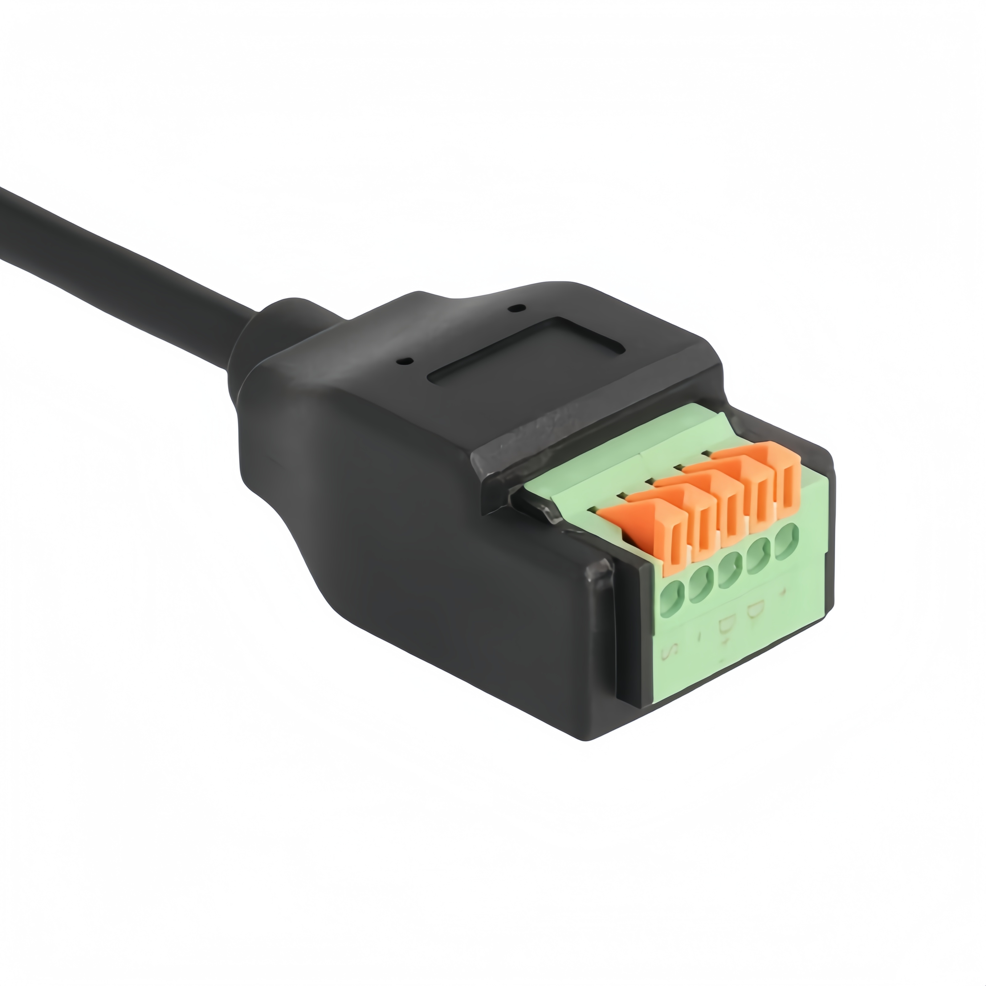 USB-C Male to 5Pin Terminal Block Cable with Push Button | PINOWELL