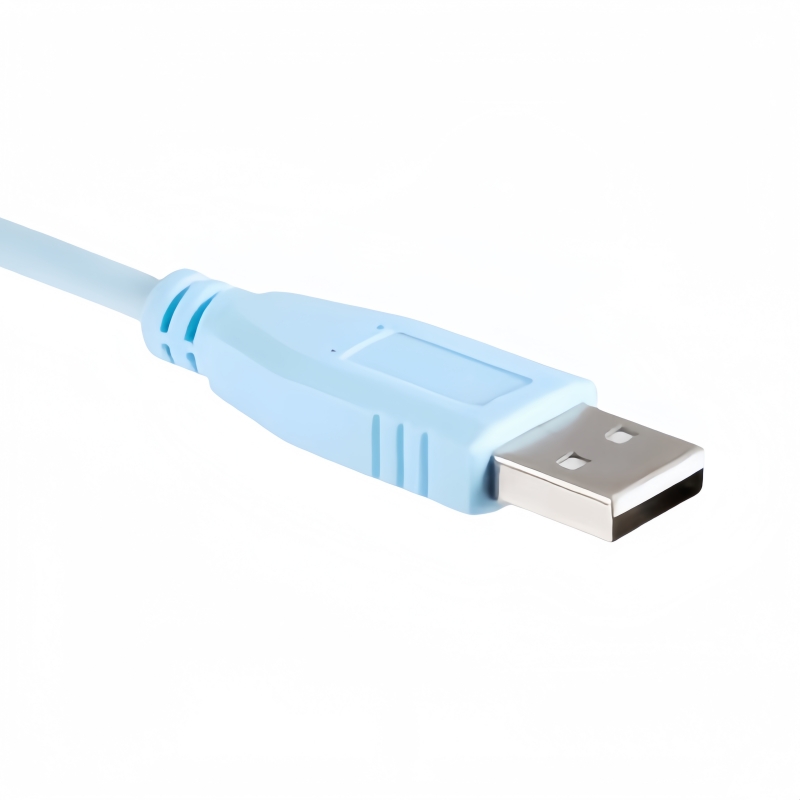 Cisco CAB-CONSOLE-USB USB A to Mini-B Rollover Console Cable 6ft,Light Blue -PINOWELL