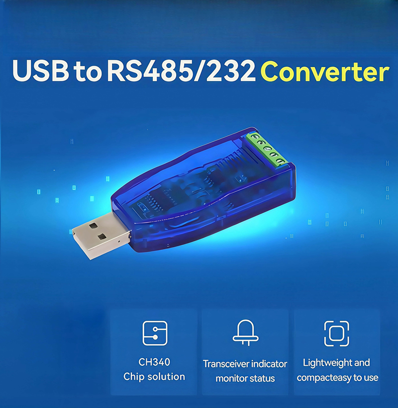 Industrial USB to RS485 RS422 Converter