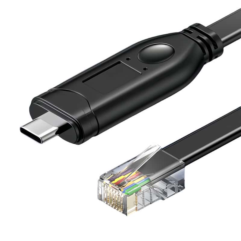Cisco USB-C Console Cable Type-C to RJ45 Serial Port Adapter |PINOWELL