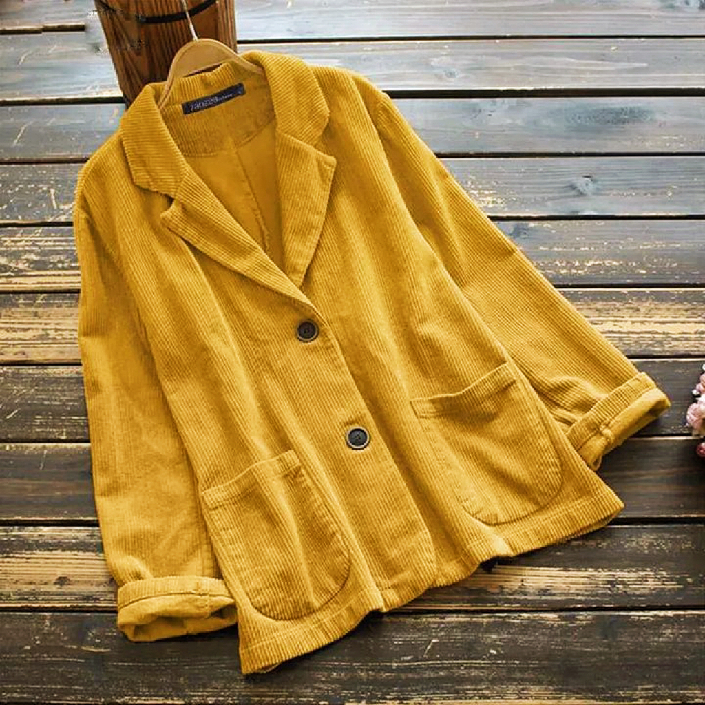 Woman‘s Solid Color Corduroy Loose Casual Suit-Buy 2 Free Shipping