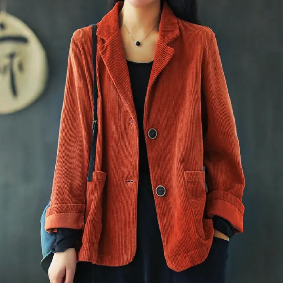 Woman‘s Solid Color Corduroy Loose Casual Suit-Buy 2 Free Shipping