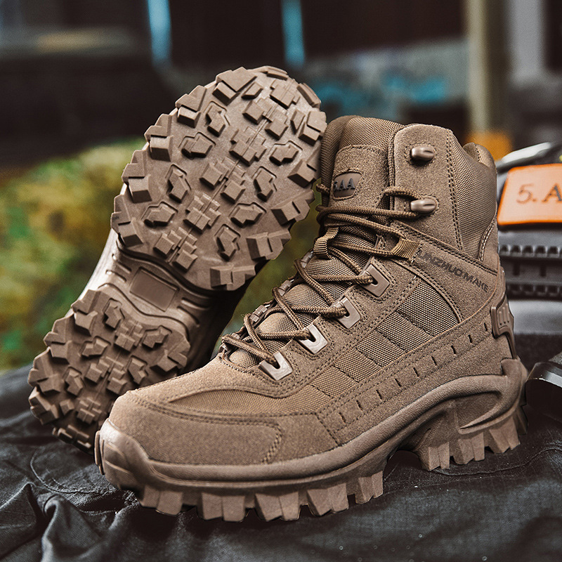 BEST GIFT - MEN'S OUTDOOR WATERPROOF COMBAT BOOTS (DURABLE UPGRADE)