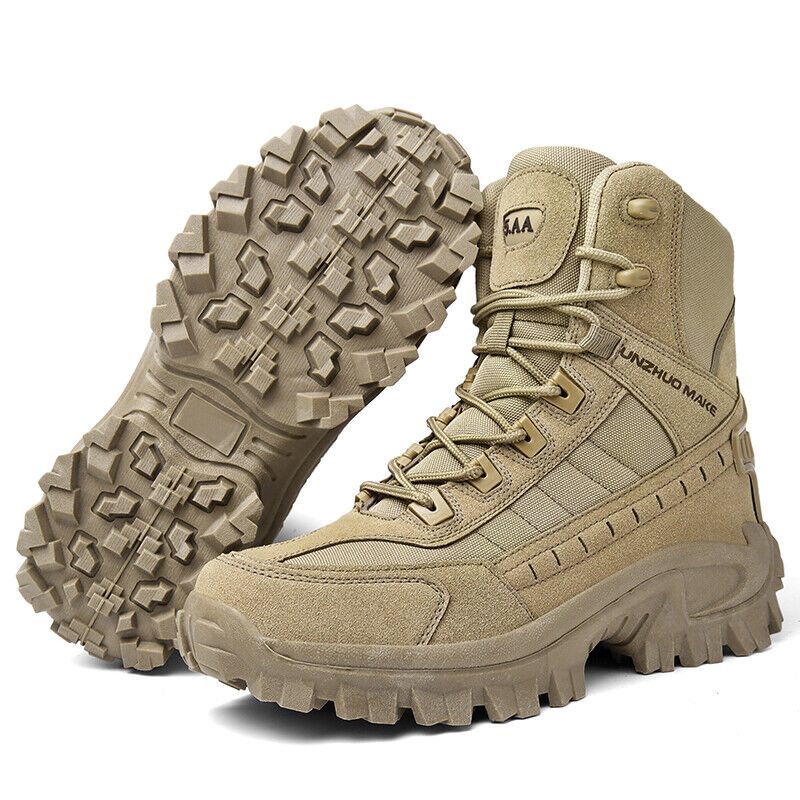 BEST GIFT - MEN'S OUTDOOR WATERPROOF COMBAT BOOTS (DURABLE UPGRADE)