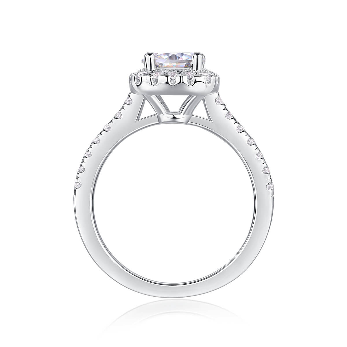 S925 Square Candy Moissanite Ring-MARDAZA