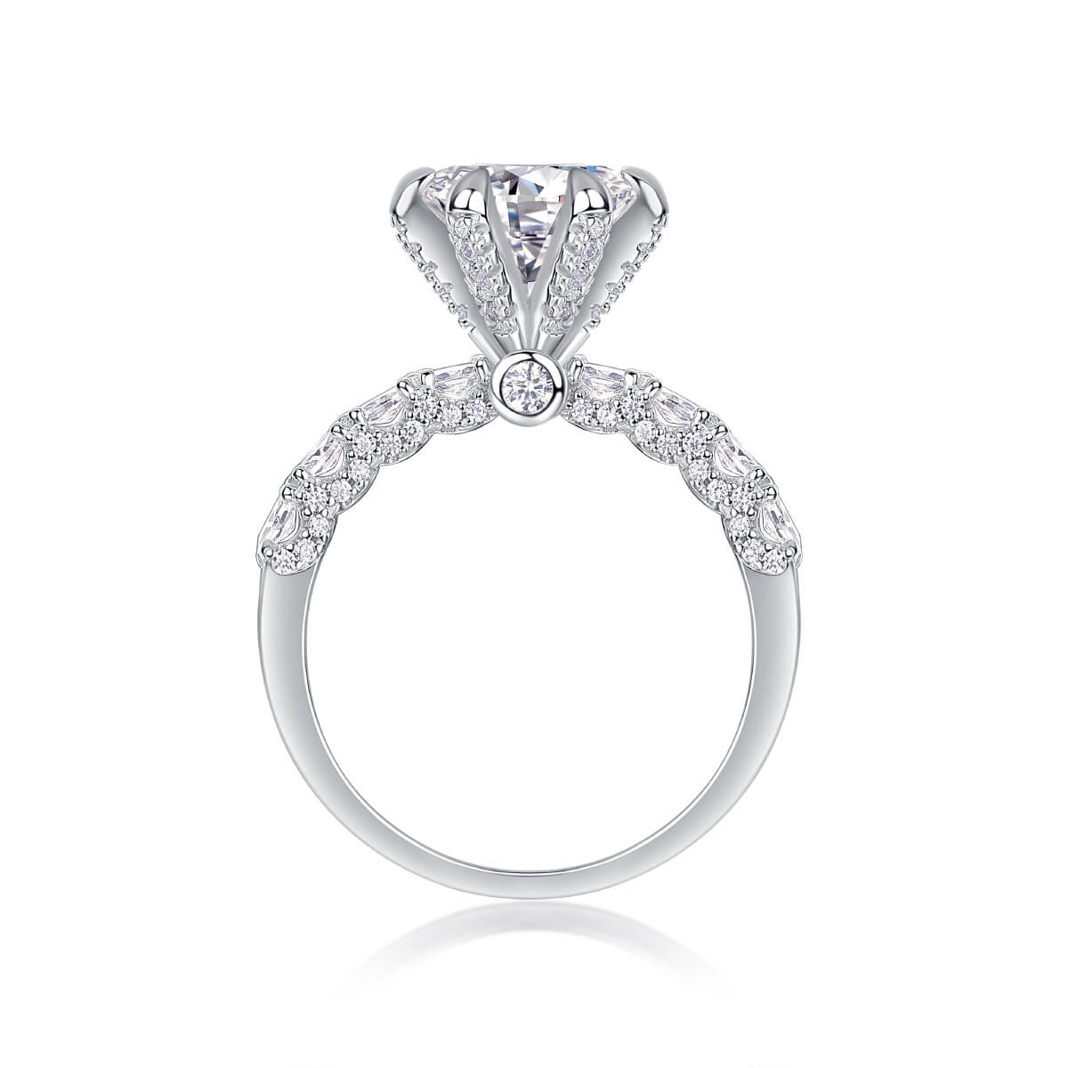 S925 Luxury Six Claw Moissanite Ring-MARDAZA
