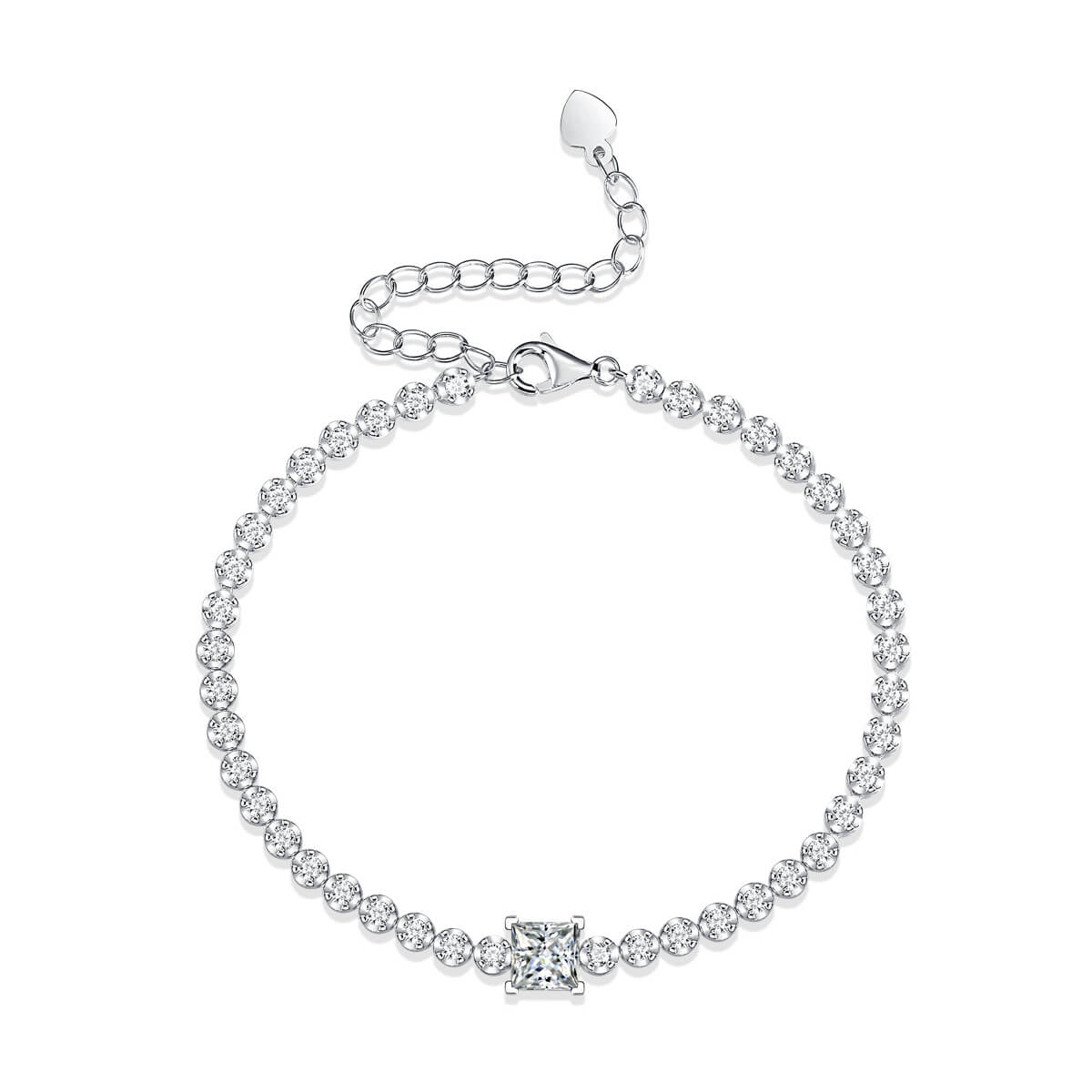 S925 Magic Cube Moissanite Bracelet-MARDAZA