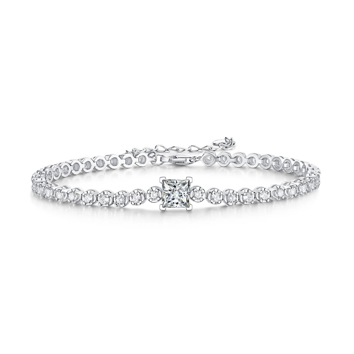 S925 Magic Cube Moissanite Bracelet-MARDAZA