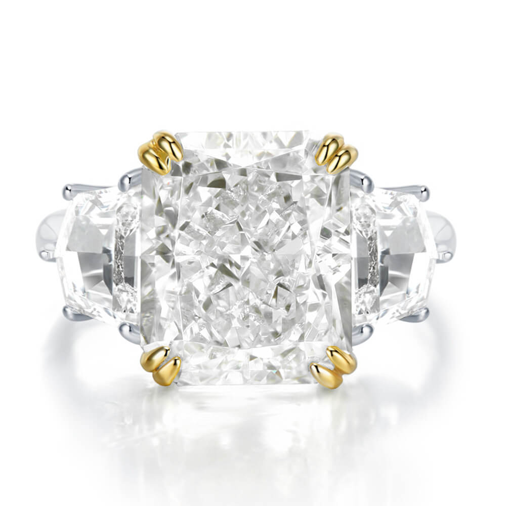S925 Luxury 13CT High Carbon Diamond Ring