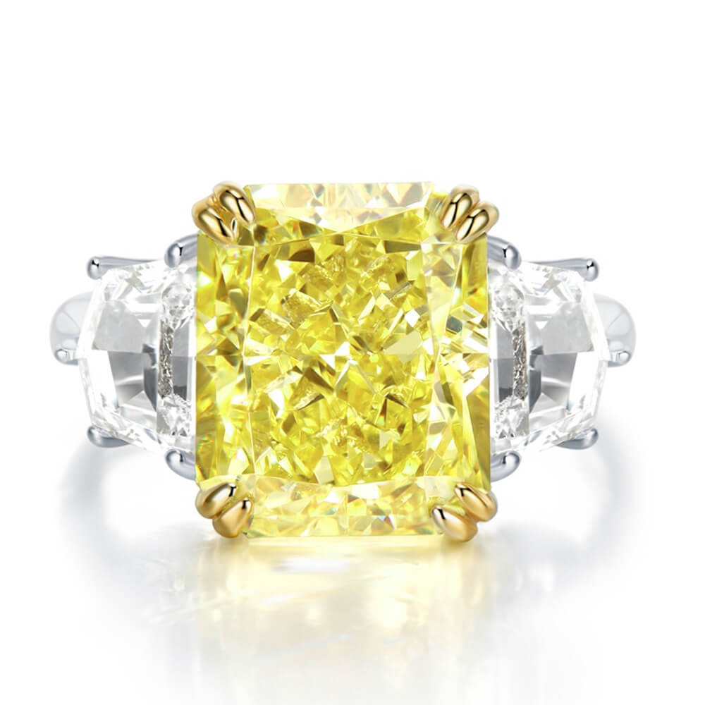 S925 Luxury 13CT High Carbon Diamond Ring-MARDAZA