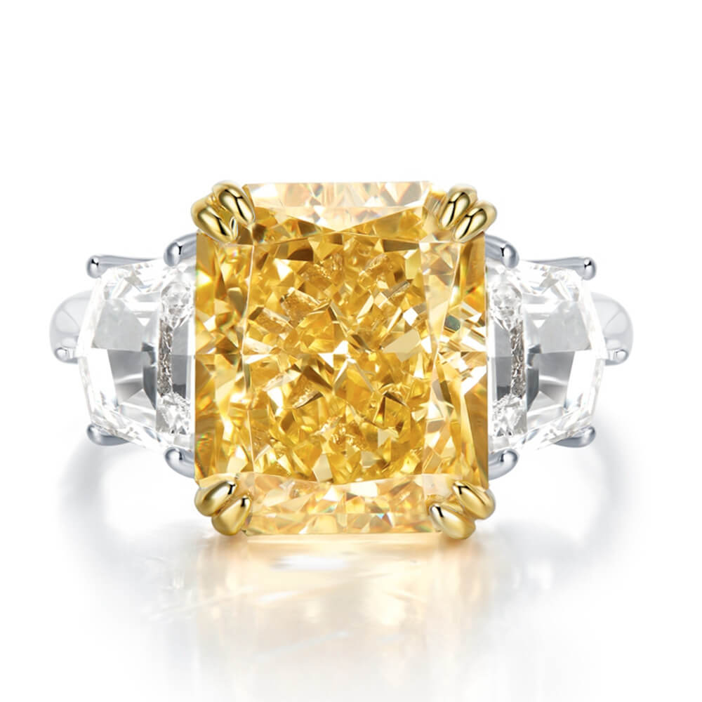 S925 Luxury 13CT High Carbon Diamond Ring-MARDAZA