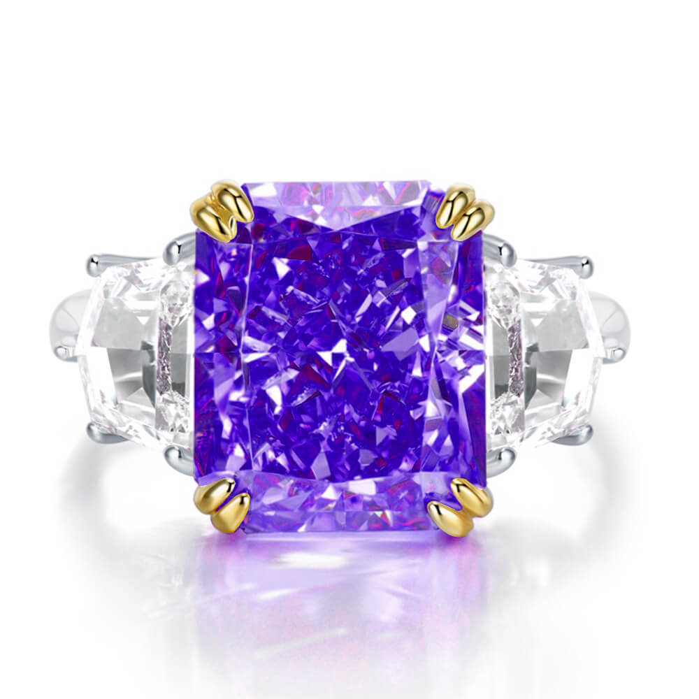 S925 Luxury 13CT High Carbon Diamond Ring-MARDAZA