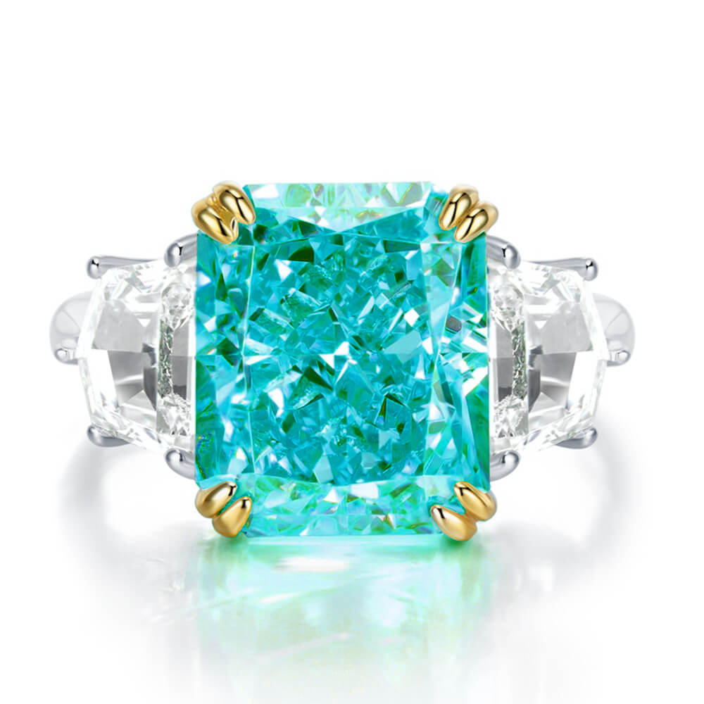 S925 Luxury 13CT High Carbon Diamond Ring-MARDAZA