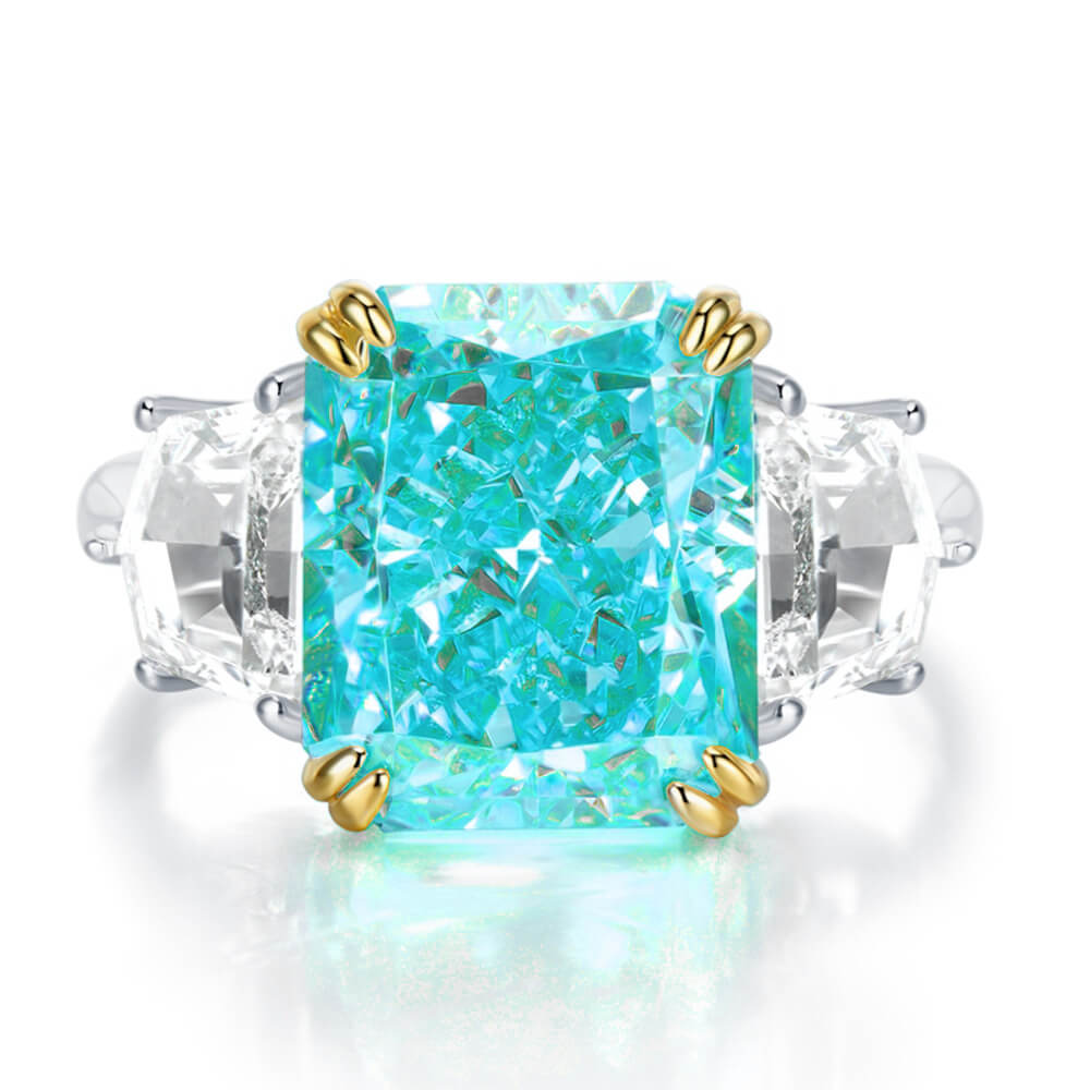 S925 Luxury 13CT High Carbon Diamond Ring-MARDAZA