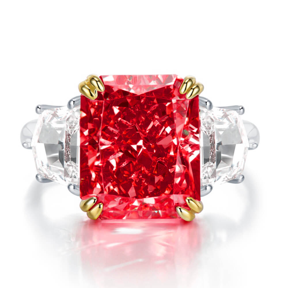 S925 Luxury 13CT High Carbon Diamond Ring-MARDAZA