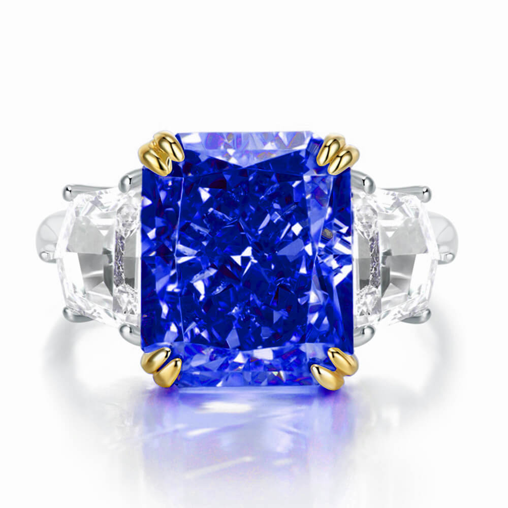 S925 Luxury 13CT High Carbon Diamond Ring-MARDAZA