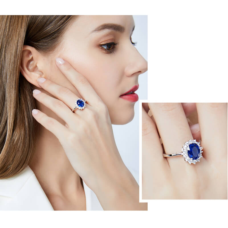 S925 Sapphire Ring-MARDAZA
