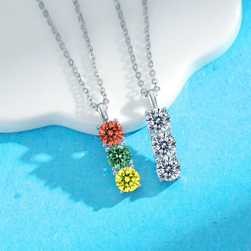 S925 Lucky Moissanite Necklace-MARDAZA