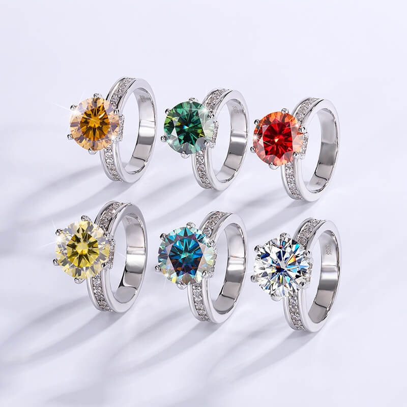 S925 Admiration Moissanite Ring-MARDAZA