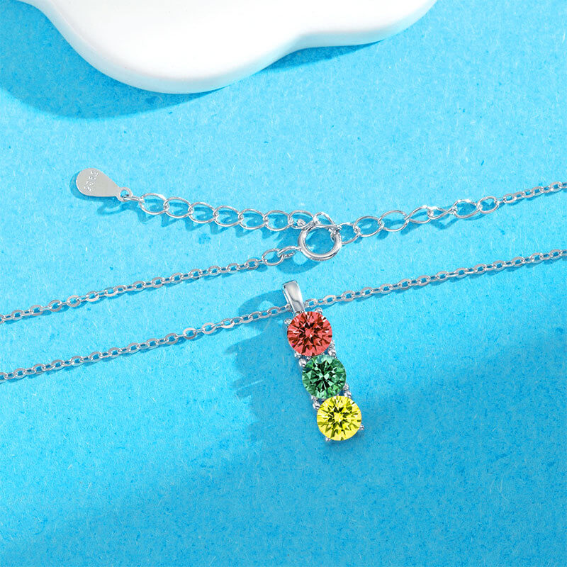  S925 Lucky Moissanite Necklace-MARDAZA