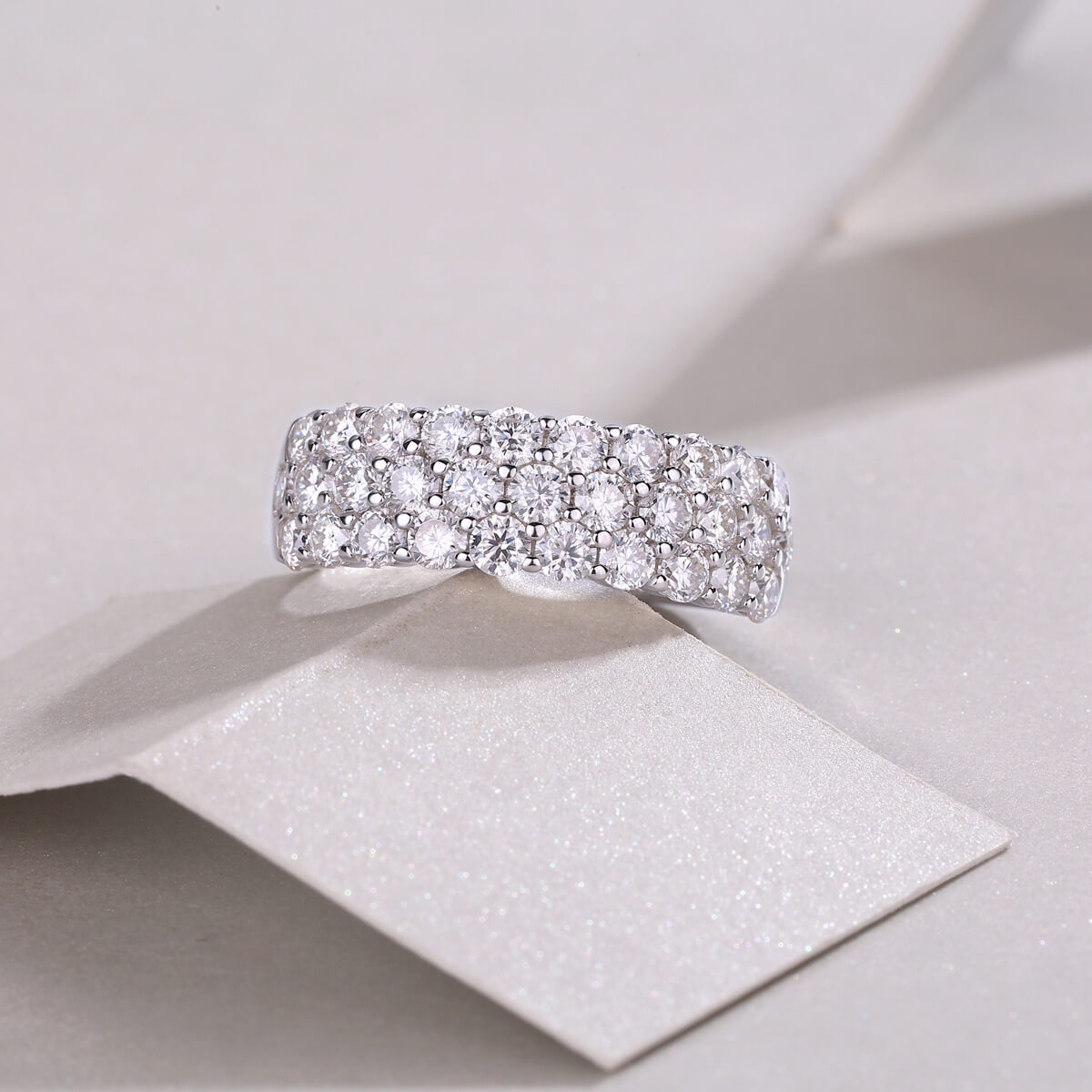S925 Moissanite Phantom Ring-MARDAZA