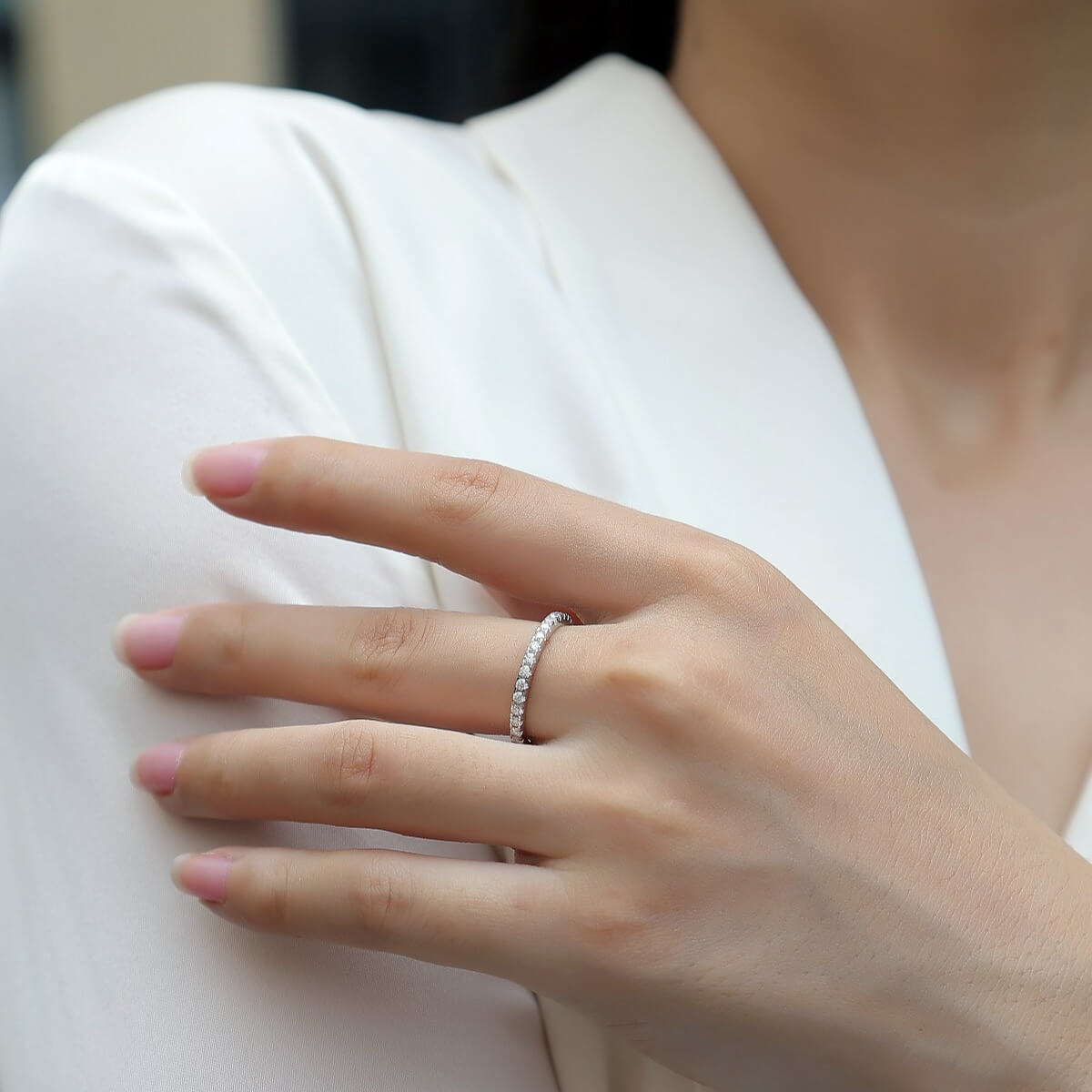 S925 Daylight Moissanite Ring-MARDAZA