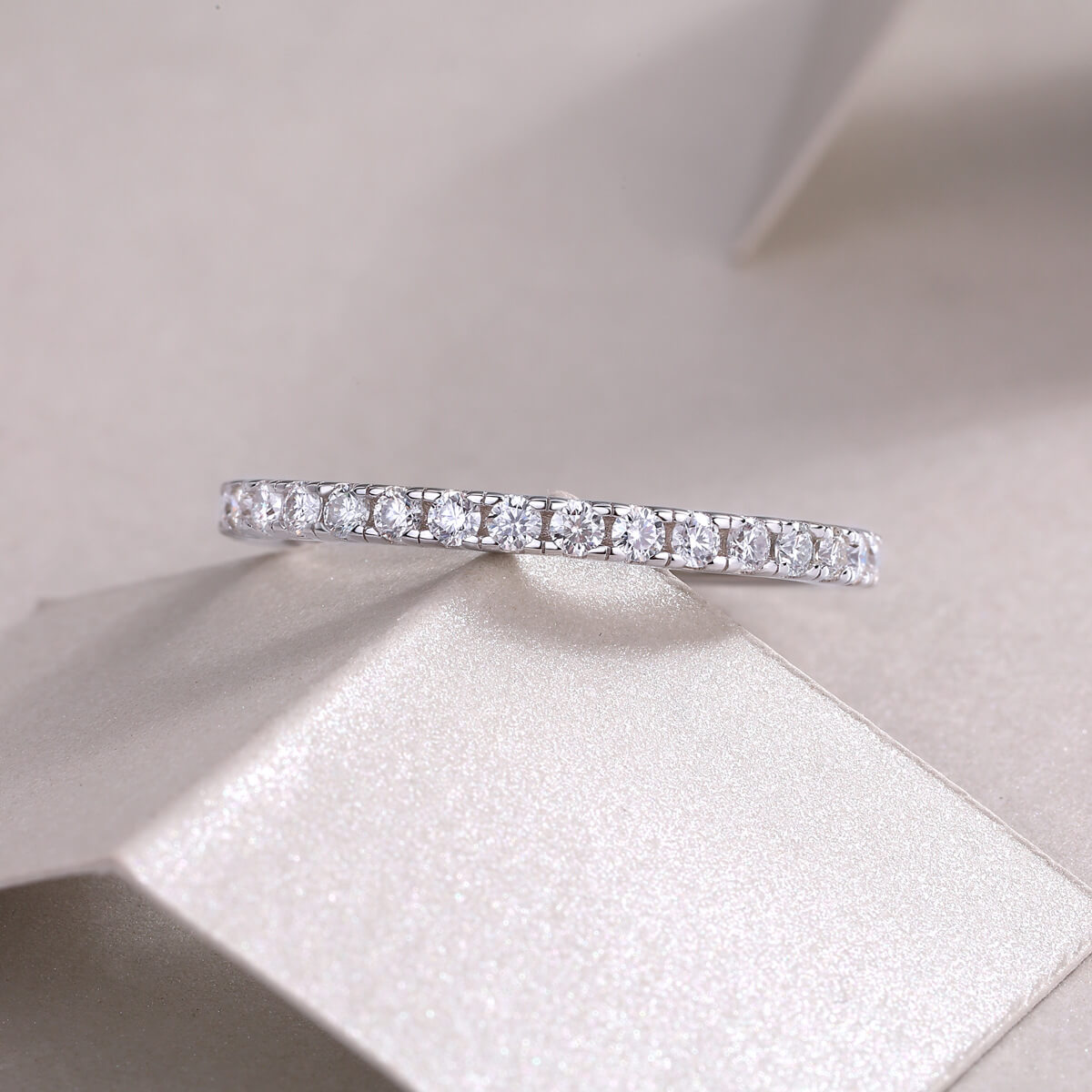 S925 Daylight Moissanite Ring-MARDAZA