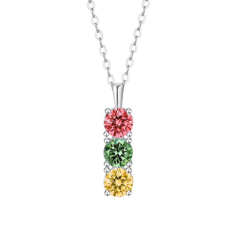  S925 Lucky Moissanite Necklace-MARDAZA