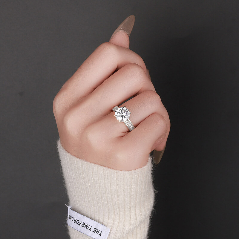 S925 Admiration Moissanite Ring-MARDAZA