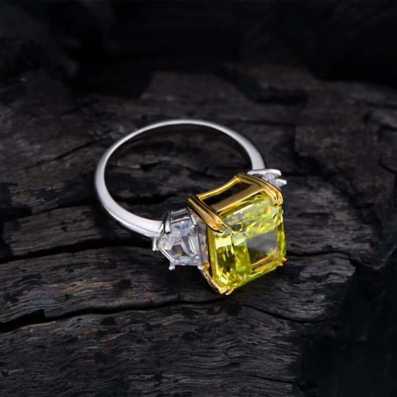 S925 Luxury 13CT High Carbon Diamond Ring-MARDAZA