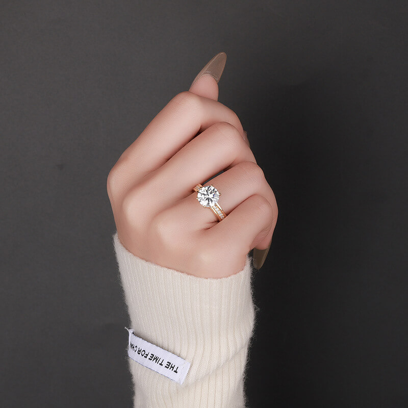 S925 Admiration Moissanite Ring-MARDAZA