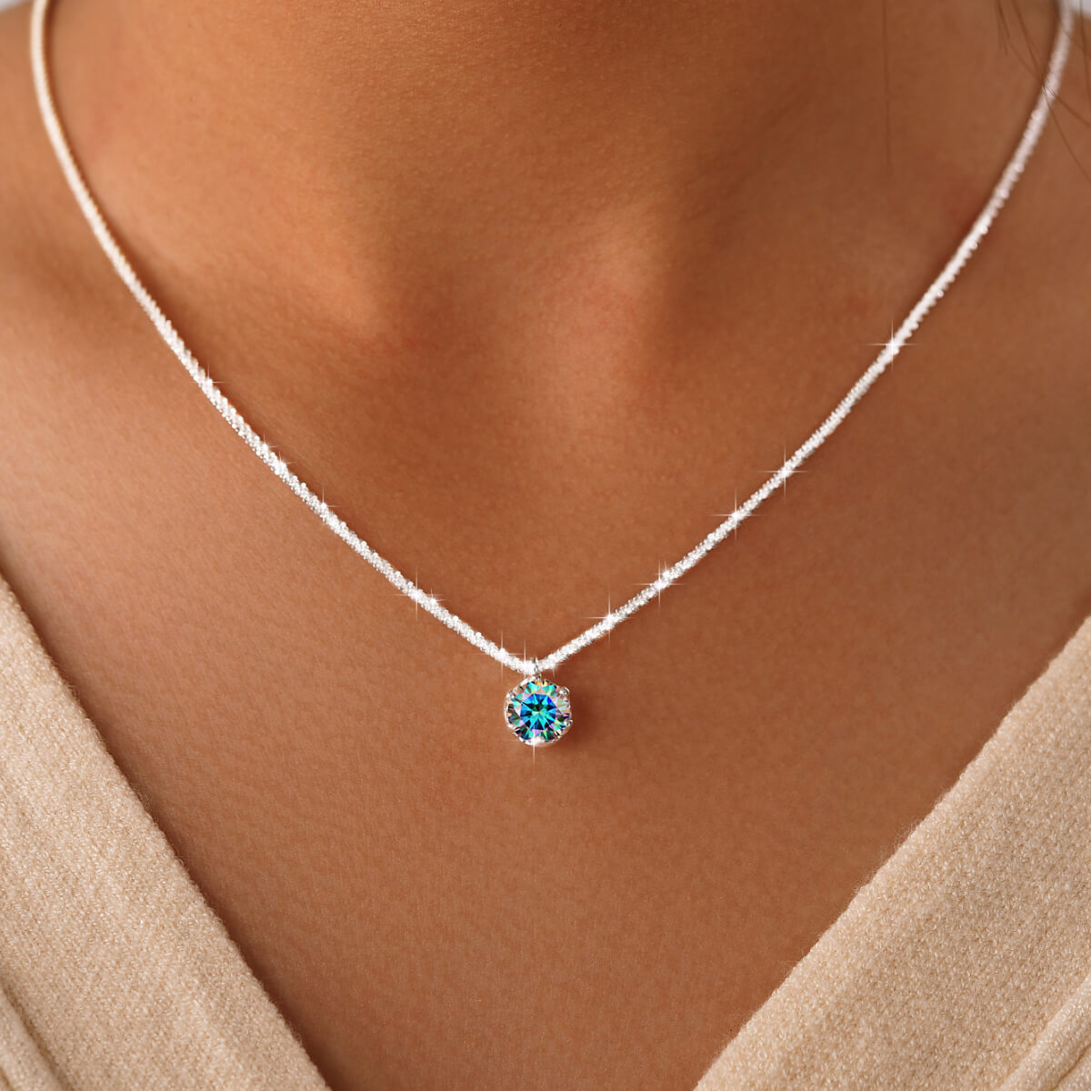 S925 Full Star Moissanite Necklace-MARDAZA