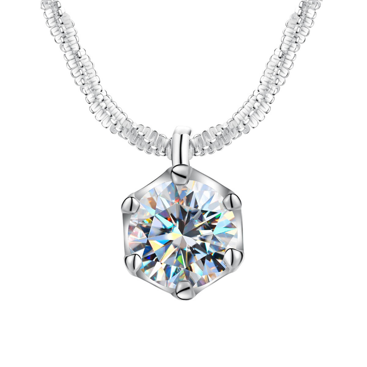 S925 Full Star Moissanite Necklace-MARDAZA