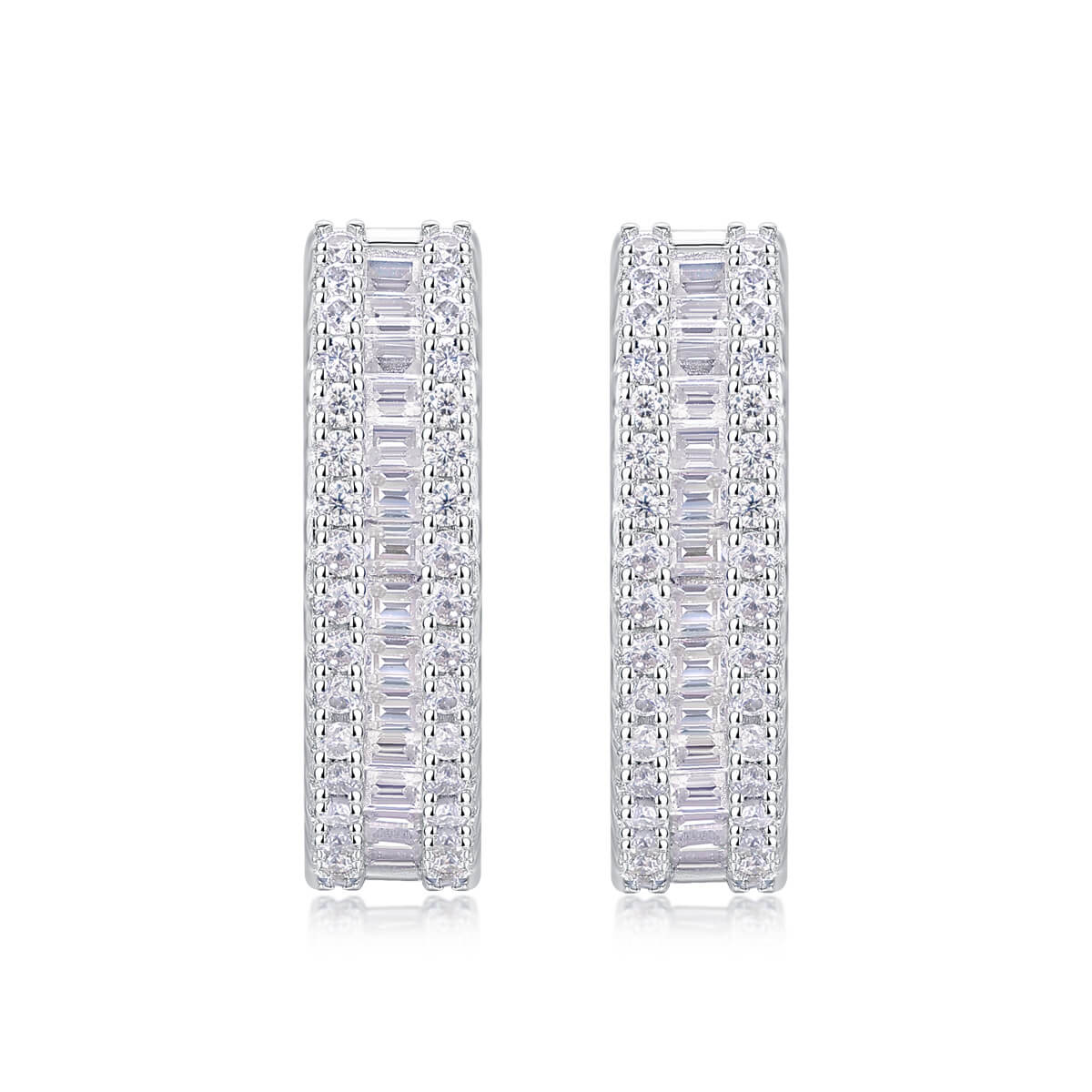 S925 Good Moment Moissanite Earrings-MARDAZA