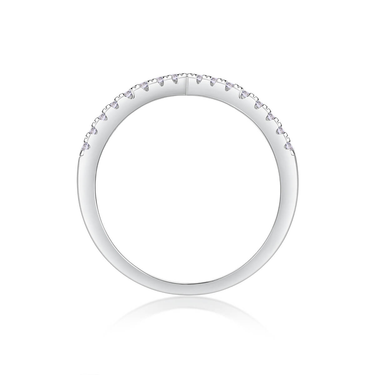 S925 Embrace Moissanite Ring-MARDAZA