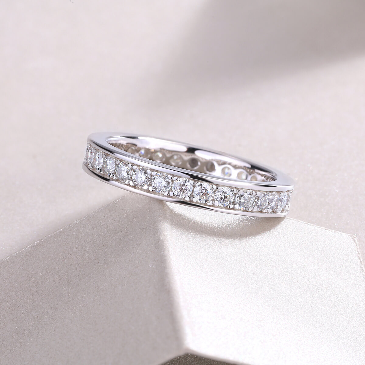 S925 Forever Happy Moissanite Ring-MARDAZA